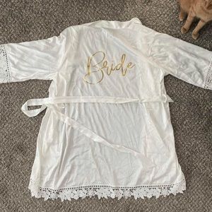 Bride robe